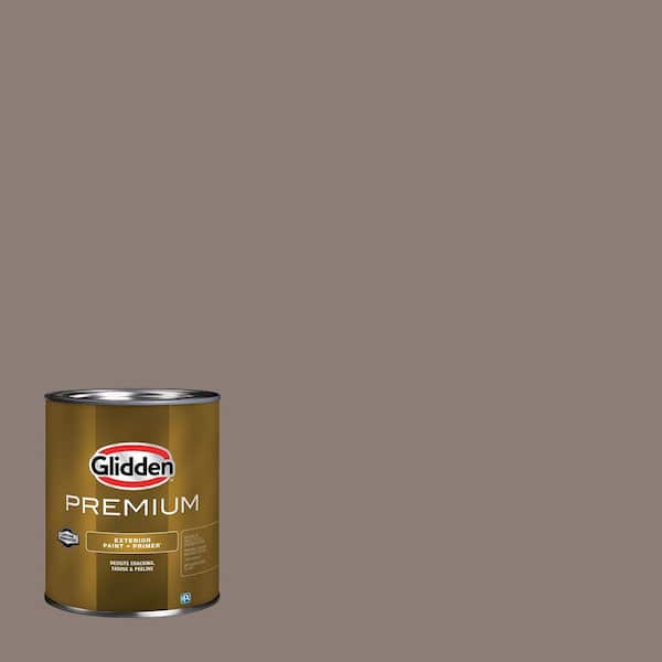 Glidden Premium 1-qt. PPG1017-5 Cinnamon Toast Satin Exterior Latex Paint