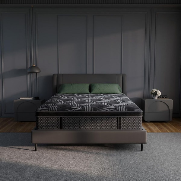 Queen Medium Memory Foam and Pocket Spring 10 in. Bed-in-a-Box Mattress with Zoned Support and Motion Isolation