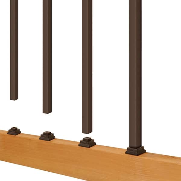 Bronze Estate Designer Horizontal Plastic Baluster Connector (20-Pack)