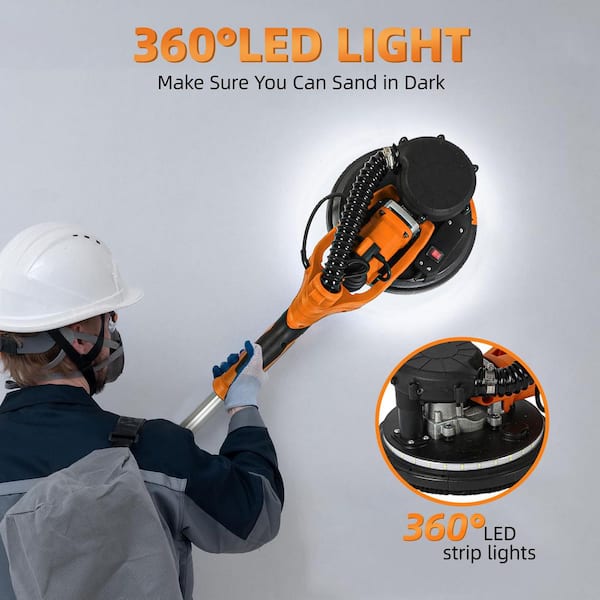 LED Wall Sanding Float / Hand Sander with Light FRATTAZZO con