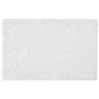 StyleWell White 25 in. x 40 in. Non-Skid Cotton Bath Rug