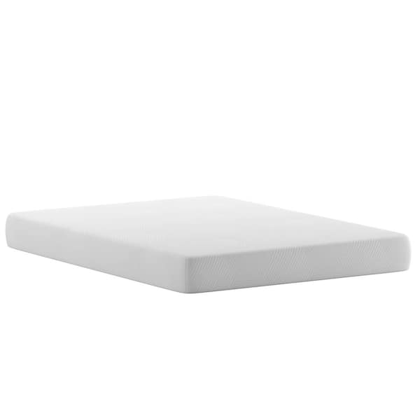 TAYLOR + LOGAN Queen Medium-Firm Memory Foam Tight Top 8 in. Bed-in-a-Box Mattress