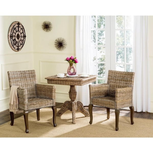 SAFAVIEH Armando Natural Dining Chair (Set of 2)