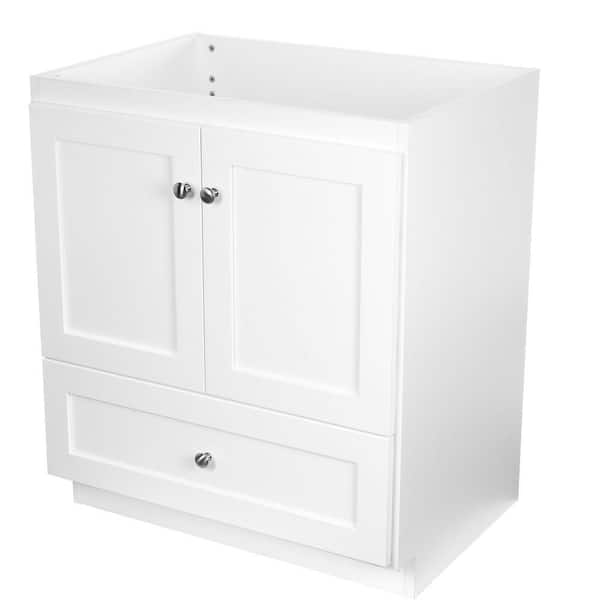 Simplicity by Strasser Shaker 30 in. W x 21 in. D x 34.5 in. H Bath Vanity Cabinet without Top in Winterset