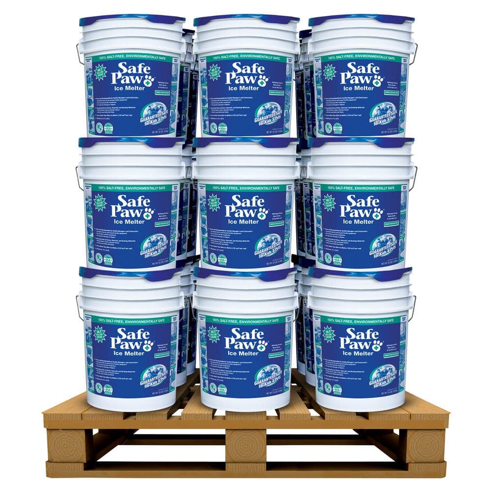 Safe Paw 1400 lbs. Animal Safe Ice Melter (Pail Pallet) 40000 The