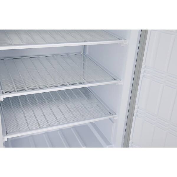Koolmore - 30 in. 21 cu. ft. Manual Defrost Upright Freezer Solid Door Commercial Reach in White Garage Ready
