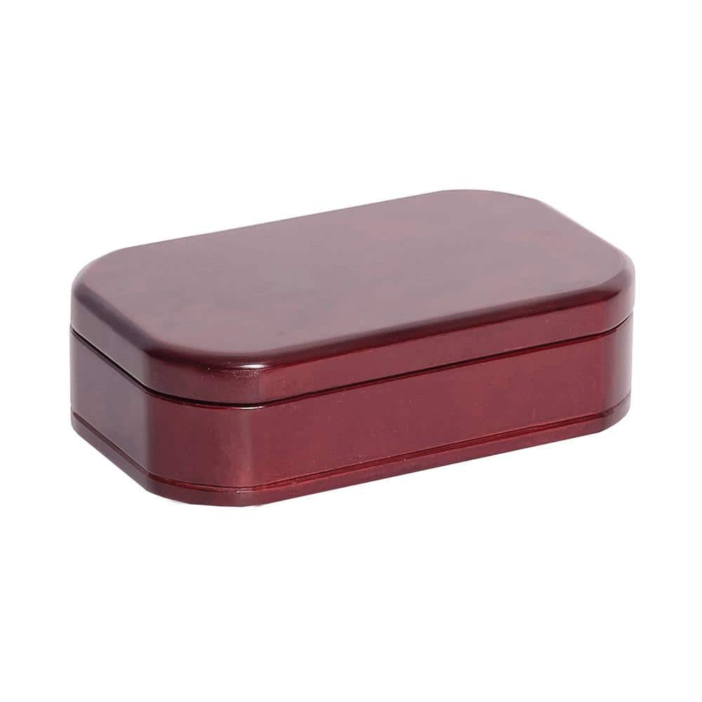 Mele  Co Morgan Cherry Finish Wooden Jewelry Box 0040311M The Home Depot