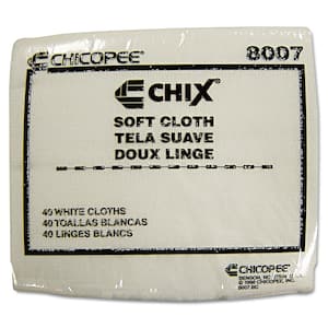 Soft Polishing Cloth, 13 x 15, White, 1200/Carton