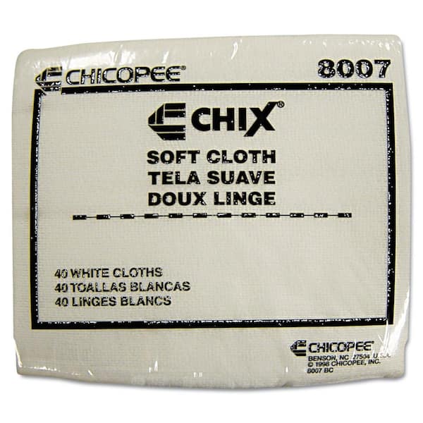 HOSPECO Counter Cleaning Cloth/Bar Mop, White, Cotton, (60/Carton)  HOS536605DZBX - The Home Depot