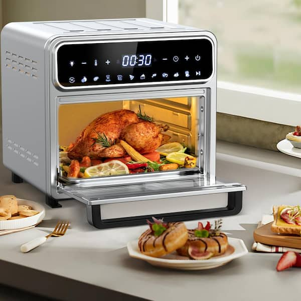 12 Function in 1 15 qt. Stainless Steel Countertop Air Fryer Oven 1500 Watt Digitial Touch Control KXL12