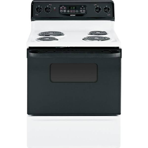 Hotpoint 5.0 cu. ft. Electric Range with Self-Cleaning Oven in White