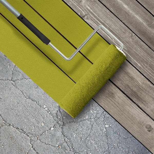 1 gal. #P340-7 Venom Textured Low-Lustre Enamel Interior/Exterior Porch and Patio Anti-Slip Floor Paint