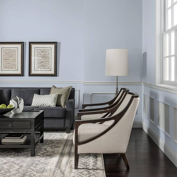 0711-4 blue dolphin Glidden Diamond 1 qt. PPG1041-4 Blue Dolphin Satin Interior Paint