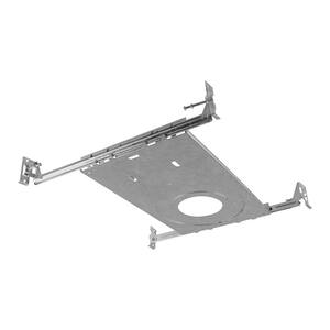 Multiframe 3 in./4 in./6 in. IC Rated Multi-Diameter New Construction Recessed Housing Mounting Frame