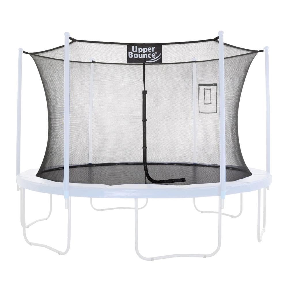Machrus Trampoline Enclosure Net for 15 ft. Round Frames with Adjustable Straps Using 8 Poles or 4 Arches Net Only