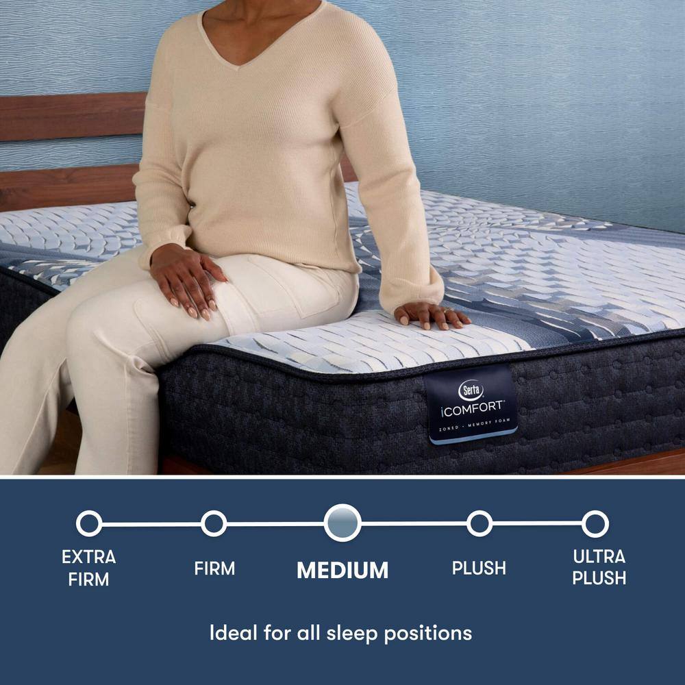 Full 13" Blue Gel Memory Foam Innerspring Mattress