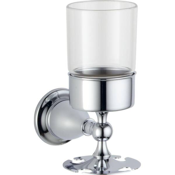 Delta Lockwood Wall-Mounted Toothbrush/Tumbler Holder in Chrome-DISCONTINUED