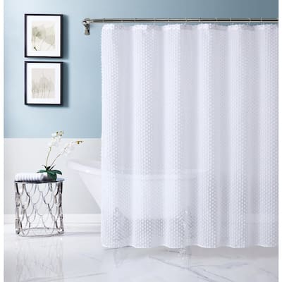 White Dainty Home Bath The Depot, Lamont Home Majestic Shower Curtain