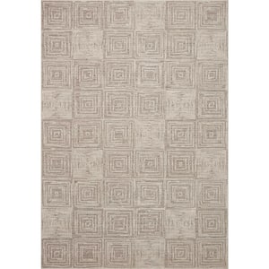 Darby Beige/Grey 4 ft. x 6 ft. Transitional Modern Area Rug
