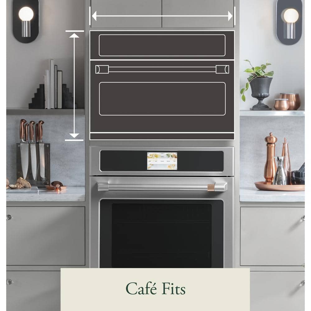 30" Stainless Steel Smart Convection Wall Oven with Microwave