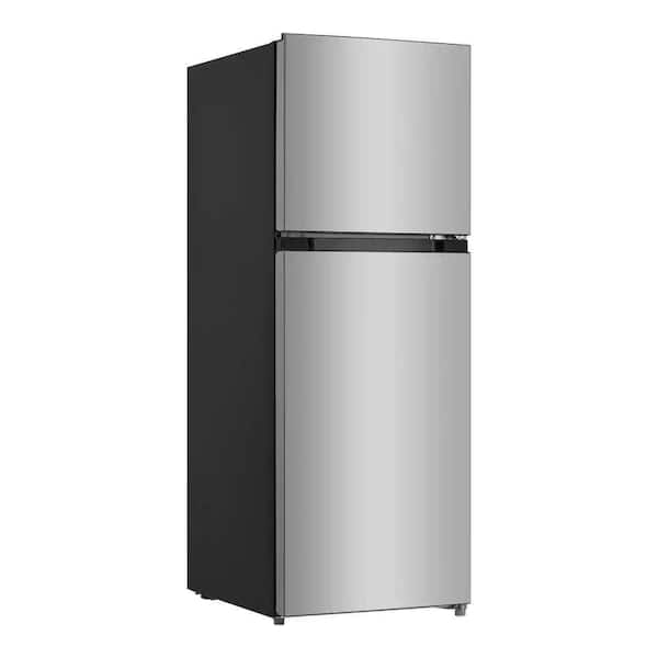 Bevoi 10.0 cu. ft. Freestanding Top Freezer Refrigerator in Stainless Steel