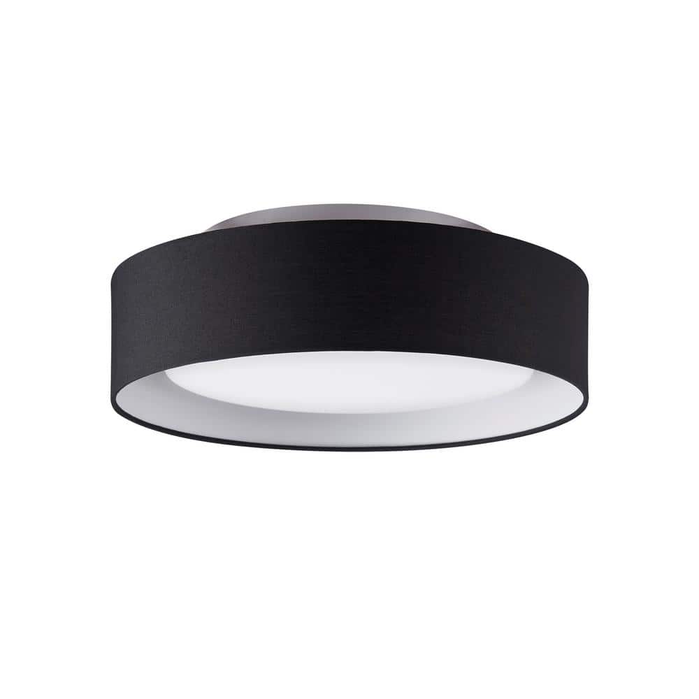 Naomi Black/White Outside Inside Flush Mount