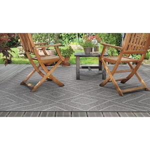 Timber Woodnote Wheat 6 ft. 4 in. x 9 ft. 6 in. Indoor/Outdoor Area Rug