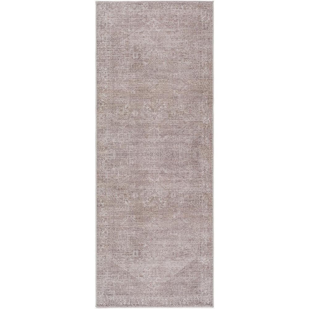 Galey Alix x  Collins Avenue VI Vintage Medallion Area Rug, 2'7 in. x 7'3 in. (3' x 8'), Light Brown price history on PriceWatchPro