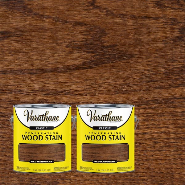 Varathane 1 gal. Red Mahogany 250 VOC Classic Interior Wood Stain (2-Pack)