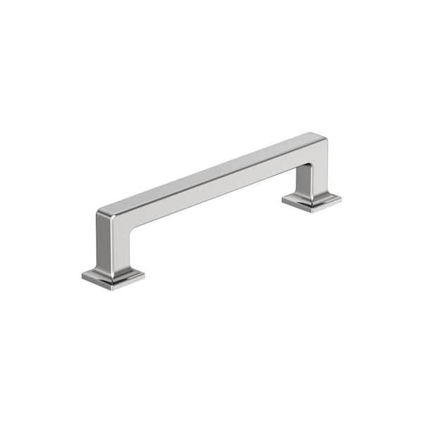 Amerock Lintel 5-1/16  in. (128mm) Center-to-Center Polished Chrome Bar Cabinet Pull