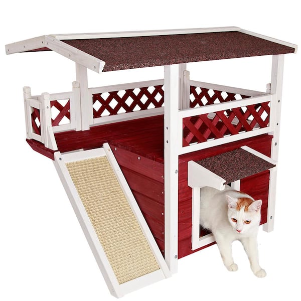 Home depot outdoor cat house sale