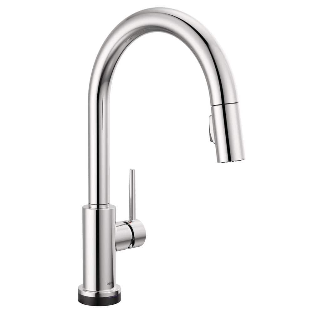 Chrome Pull-Down Kitchen Faucet with Voice Control