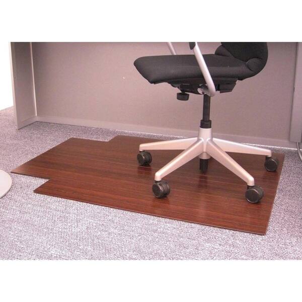 thumbnail image 2 of Clear PVC Office Chair Mat For Carpet Floors – 36"x48" Rectangle With Extended Lip – Non-Slip, Easy Clean 2 of 5