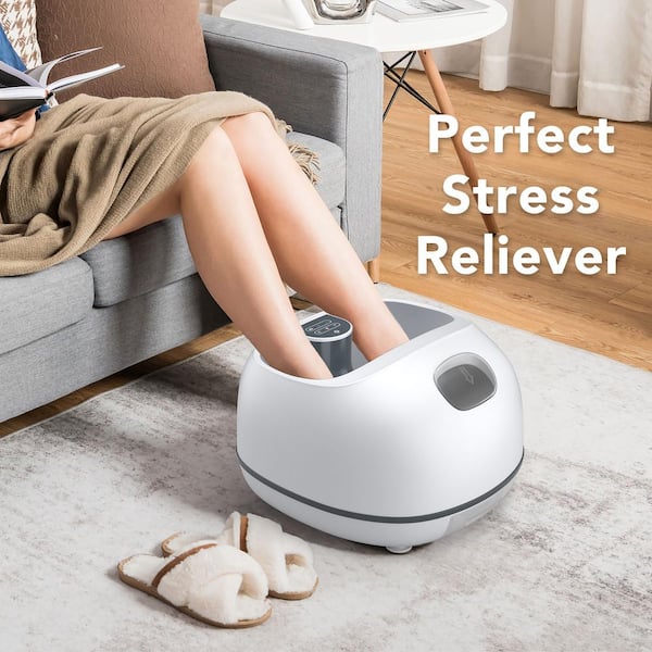 Costway Steam Foot Spa Massager Foot Bath Massager with 3