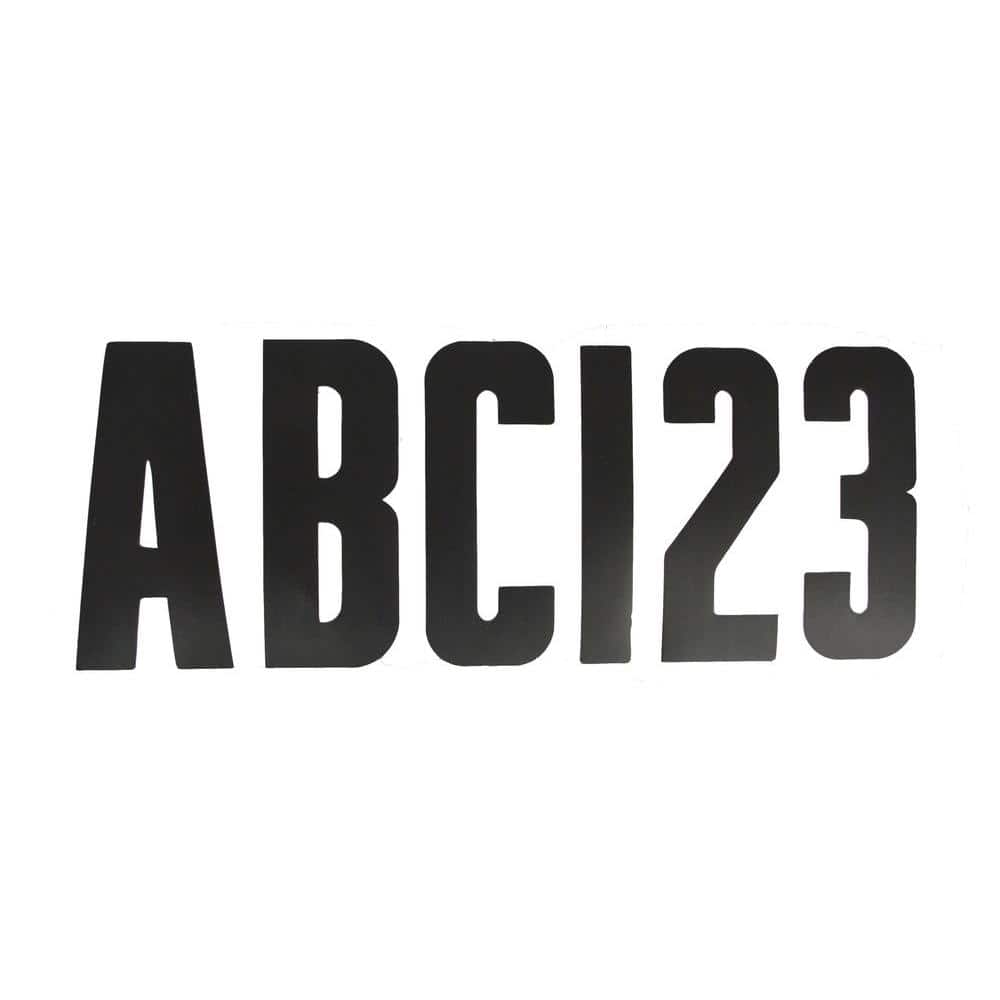 Attwood 156Piece Letter and Number Kit 141427 The Home Depot