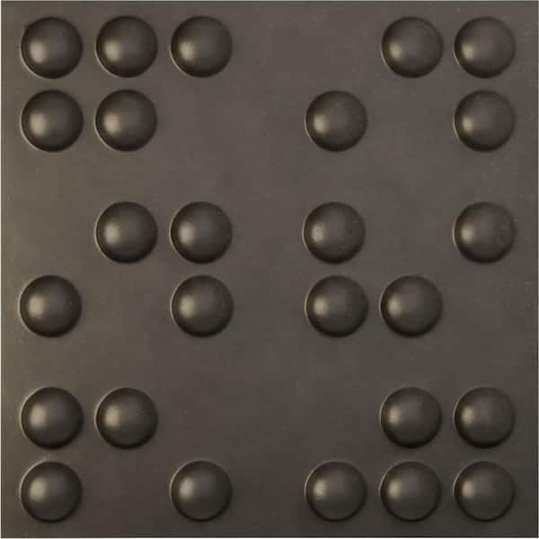 Ekena Millwork 19 5/8 in. x 19 5/8 in. Emery EnduraWall Decorative 3D Wall Panel, Weathered Steel (12-Pack for 32.04 Sq. Ft.)