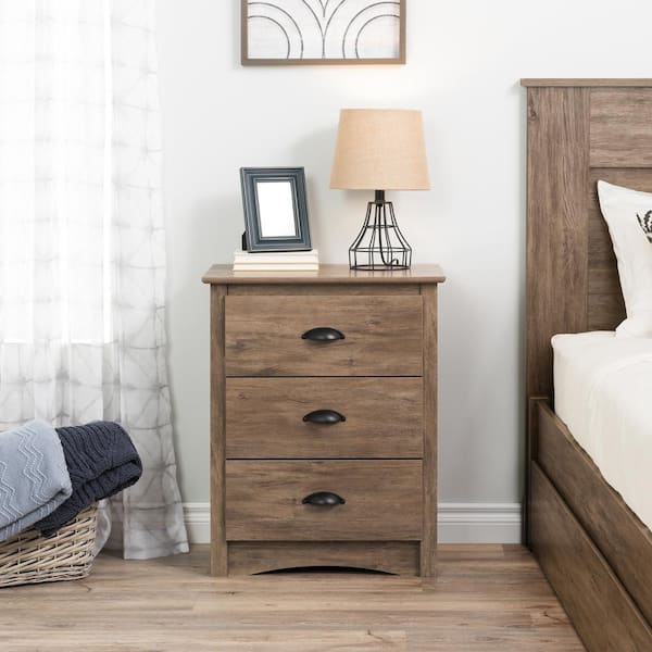 Tall gray deals nightstand