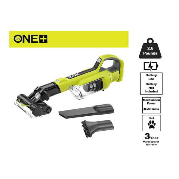 ONE+ 18V Cordless Hand Vacuum with Powered Brush (Tool Only)