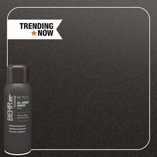 11 oz. #SP-201 Oil Rubbed Bronze Satin Interior/Exterior Metallic Spray Paint Aerosol