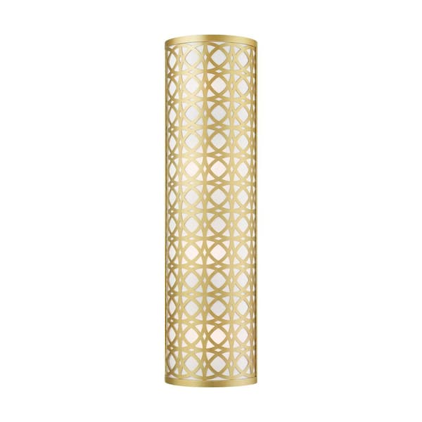Livex Lighting Calinda 4 Light Soft Gold ADA Sconce