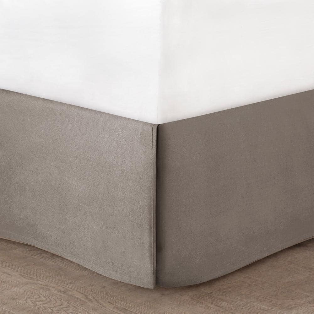 California King White Jacquard Microfiber Bed in a Bag Set