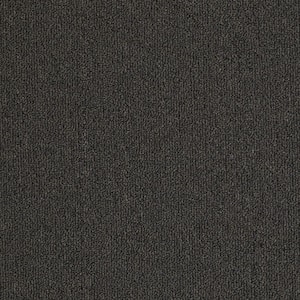 Soma Lake - Charcoal - Gray 14 oz. SD Olefin Berber Installed Carpet