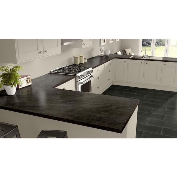 4 ft. x 8 ft. Laminate Sheet in Bronzite with Premium Quarry Finish