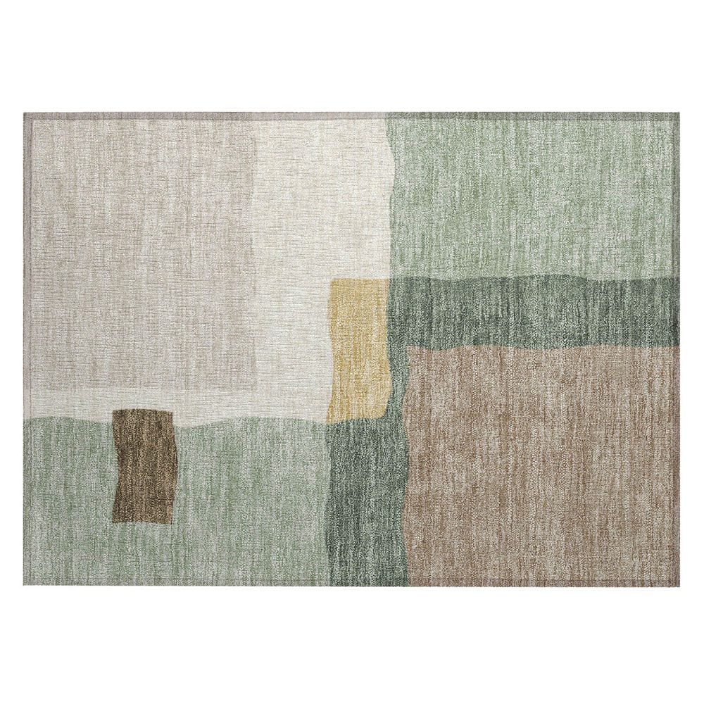Chantille Machine Washable Indoor/Outdoor Abstract ACN2400 Basil 2 ft. x 3 ft. Accent Rug price history on PriceWatchPro