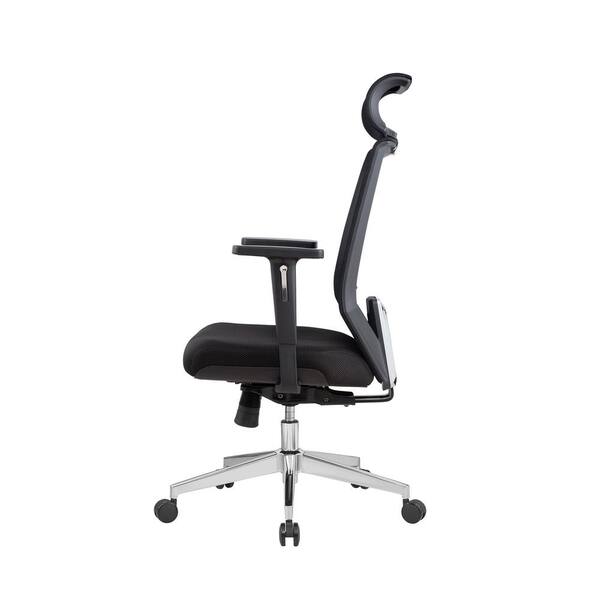 LANBO 26 in. Black High Back Adjustable Height Ergonomic Office Chair with Lumbar  Support LBZM8009BK - The Home Depot