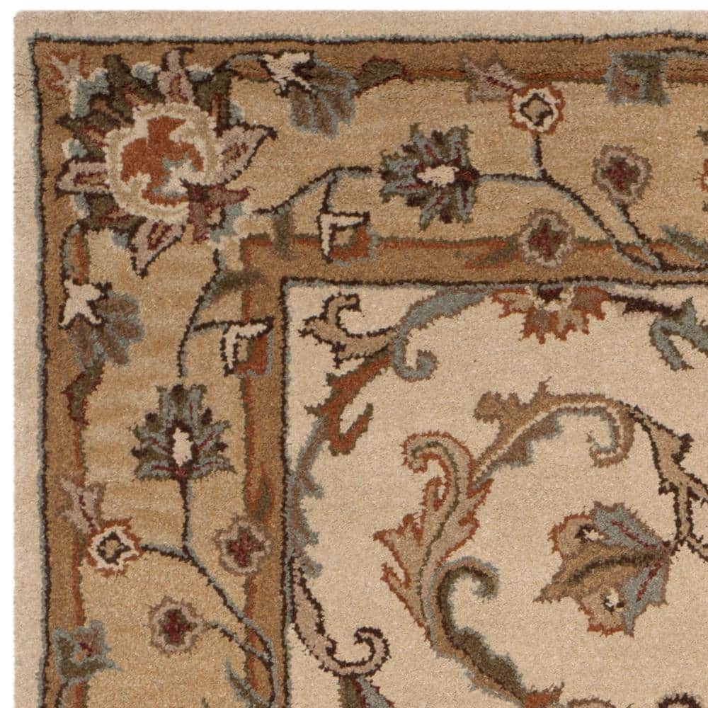 Heritage Ivory Hand-Tufted Wool Area Rug 47"x5"