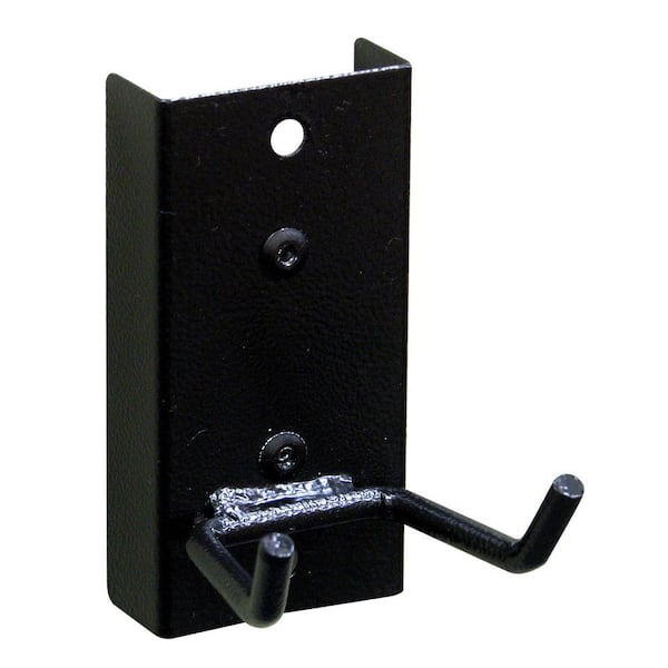 MagClip 4 in. L x 2 in. W x 3 in. H Black Magnetic Steel Double Prong Tool Holder