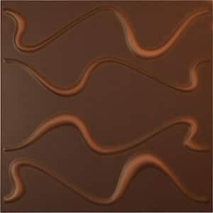 19 5/8 in. x 19 5/8 in. Versailles EnduraWall Decorative 3D Wall Panel, Aged Metallic Rust (12-Pack for 32.04 Sq. Ft.)