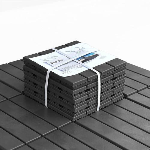 mmm Patio Interlocking Deck Tiles, 12x12 Square Composite