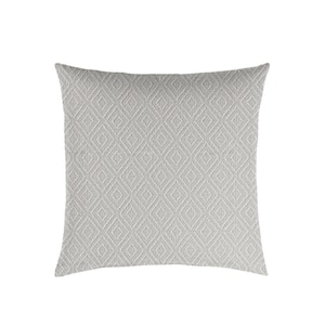 Sorra Home Sunbrella Retain Oyster Square Outdoor Throw Pillow